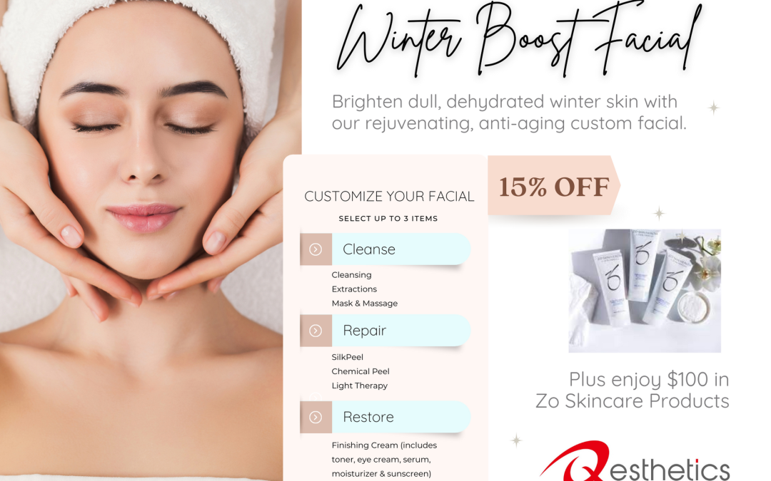 Repair Dry Winter Skin with our Winter Boost Facial